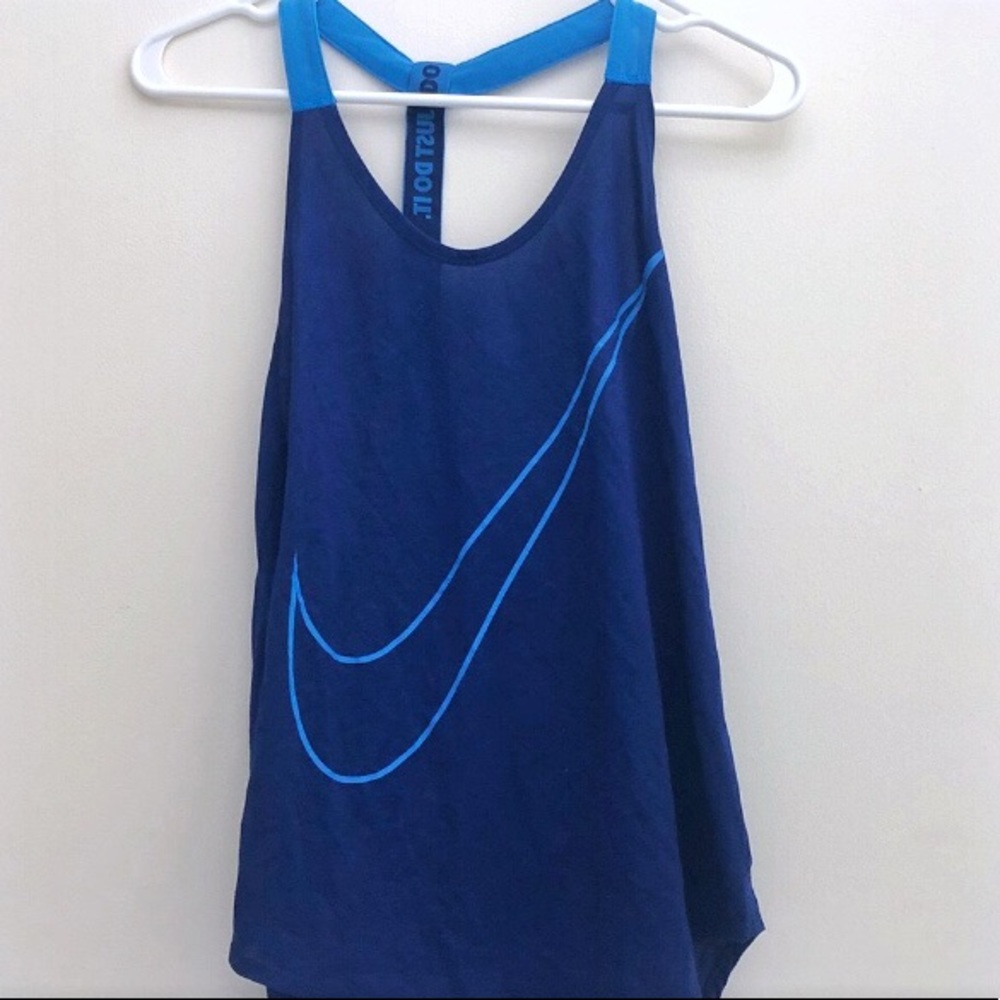 Nike Blue Dri-fit Tank Top